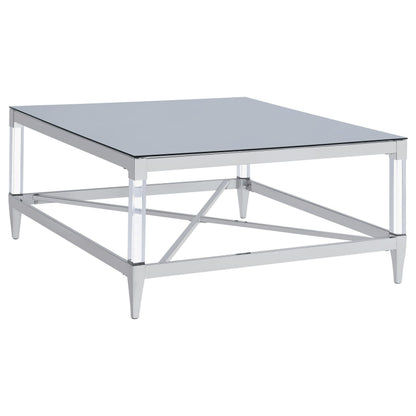 Lindley Coffee Table Set in Chrome - Coaster Furniture