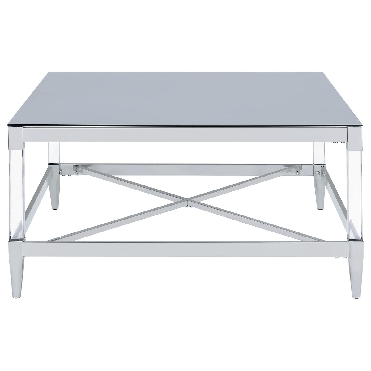 Lindley Coffee Table Set in Chrome - Coaster Furniture