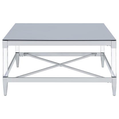 Lindley Coffee Table Set in Chrome - Coaster Furniture