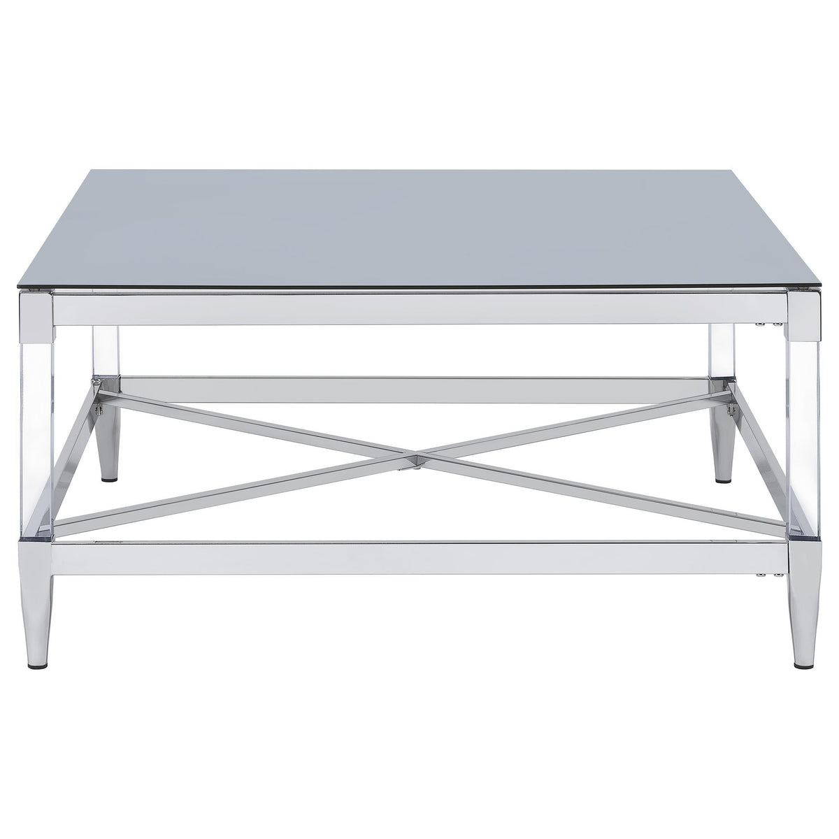 Lindley Coffee Table Set in Chrome - Coaster Furniture