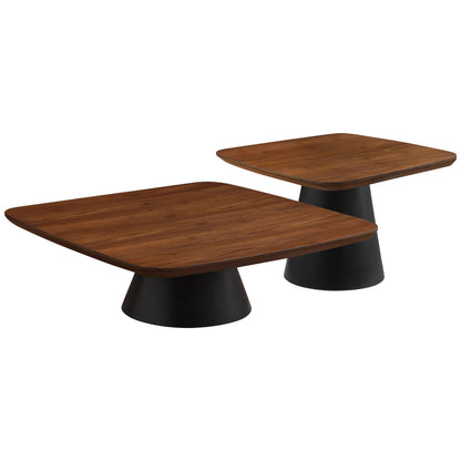 Eason Coffee Table Set - Walnut