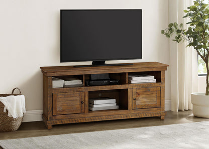 Payne Tv Stand in Distressed Brown - Coaster Furniture