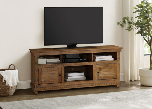 Payne Tv Stand in Distressed Brown - Coaster Furniture