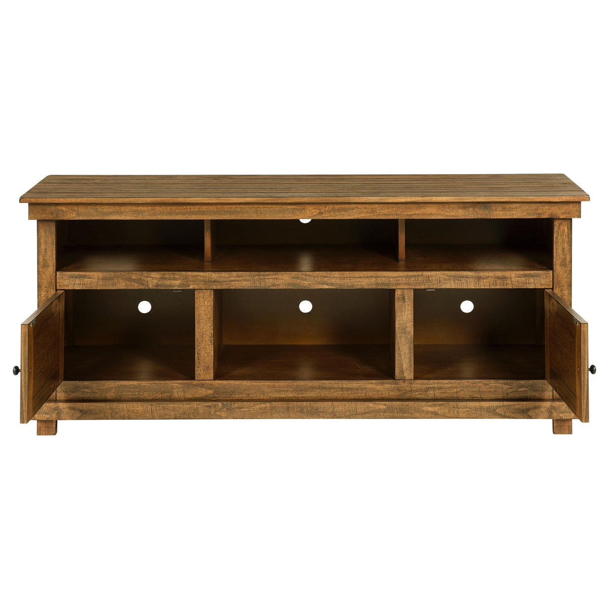 Payne Tv Stand in Distressed Brown - Coaster Furniture