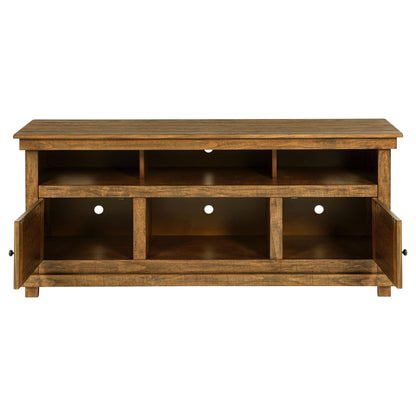 Payne Tv Stand in Distressed Brown - Coaster Furniture