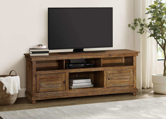 Payne Tv Stand in Distressed Brown - Coaster Furniture