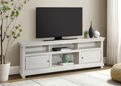 Payne Tv Stand in Distressed White - Coaster Furniture