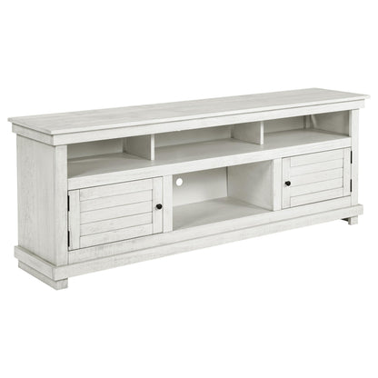 Payne Tv Stand in Distressed White - Coaster Furniture
