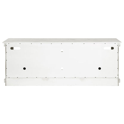 Payne Tv Stand in Distressed White - Coaster Furniture