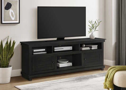 Payne Tv Stand in Distressed Java - Coaster Furniture