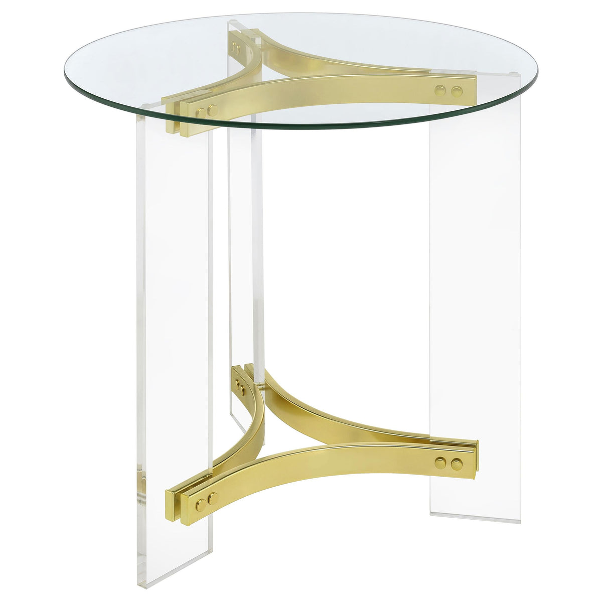Payne End Table in Distressed Java - Coaster Furniture