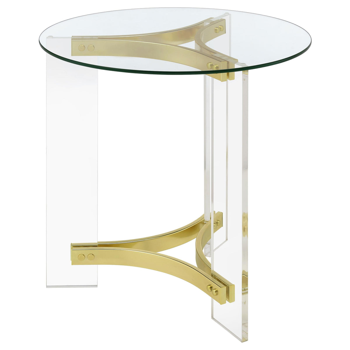 Payne End Table in Distressed Java - Coaster Furniture