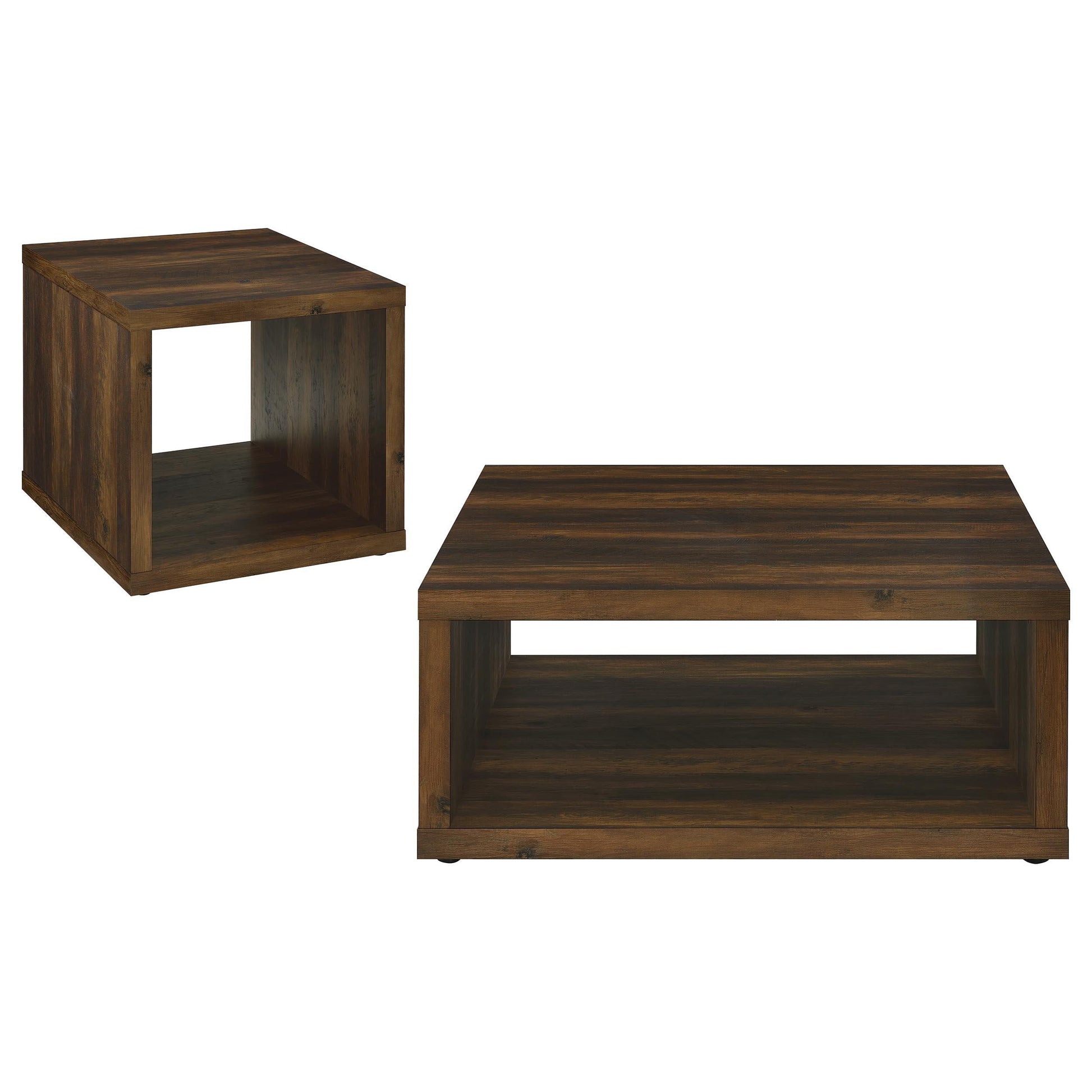 Frisco Coffee Table 2-Piece Set - Dark Pine