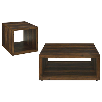 Frisco Coffee Table 2-Piece Set - Dark Pine