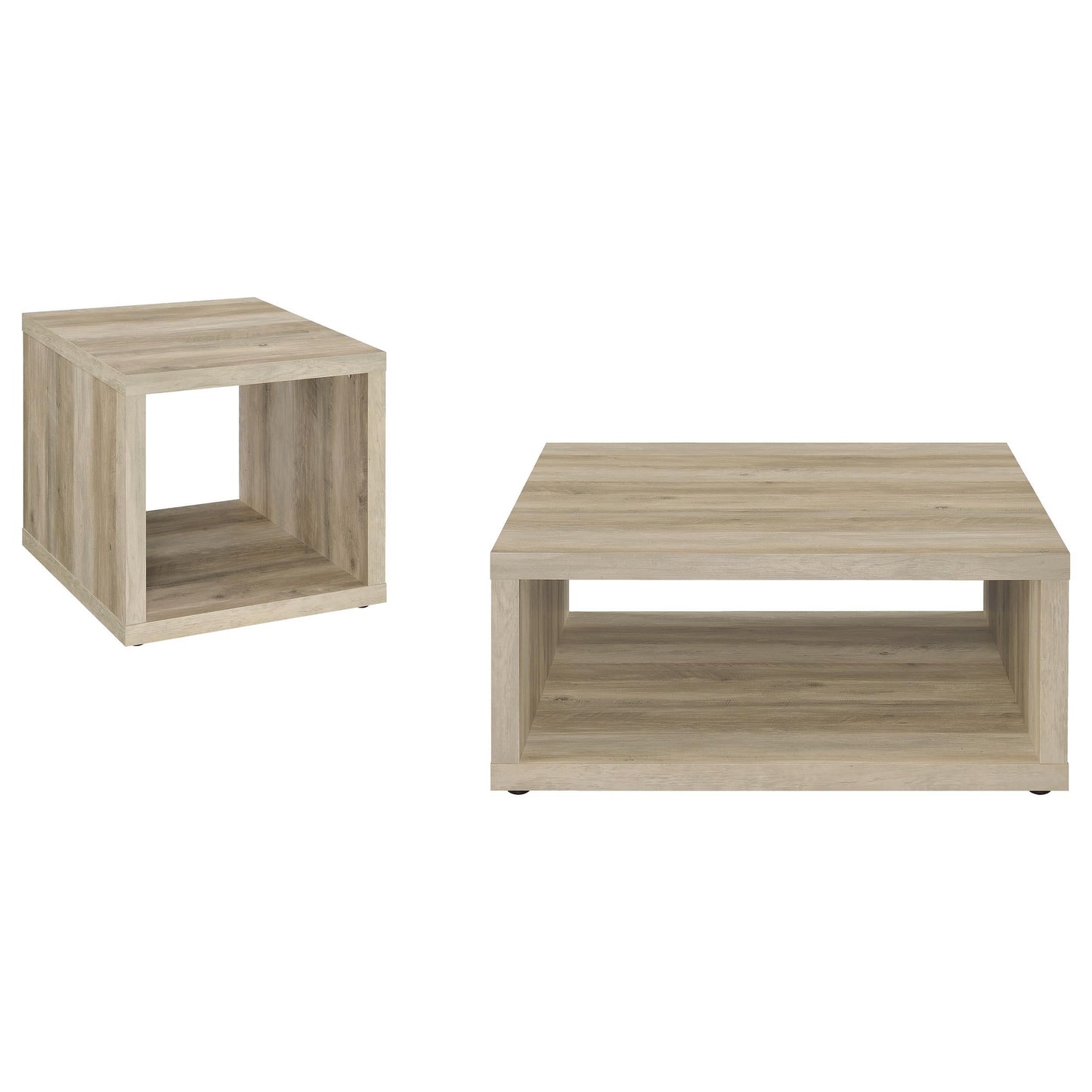 Frisco Coffee Table 2-Piece Set - Distressed Pine