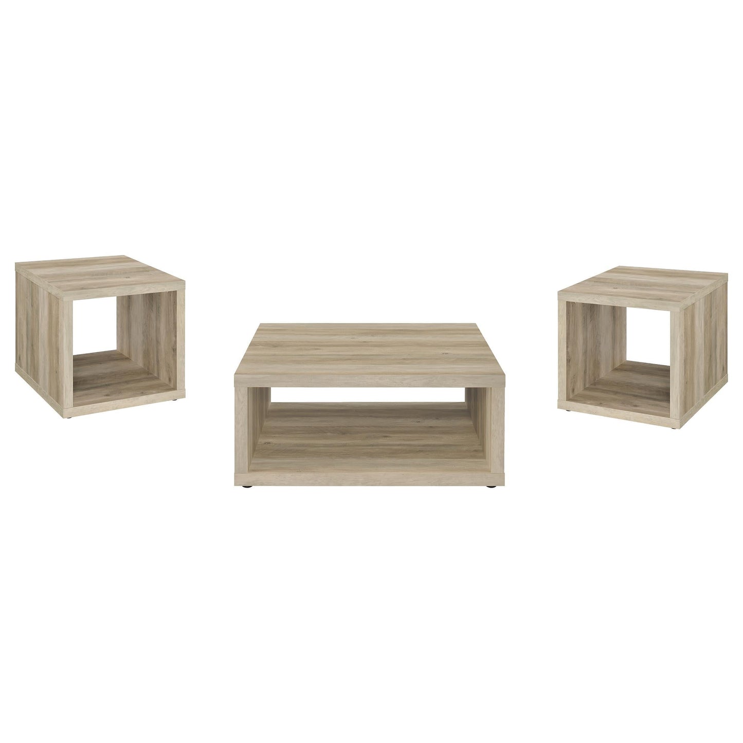 Frisco Coffee Table 3-Piece Set - Distressed Pine