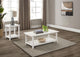 Payne Coffee Table 2-Piece Set in Distressed White - Coaster Furniture