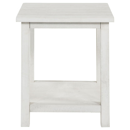 Payne Coffee Table 2-Piece Set in Distressed White - Coaster Furniture