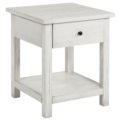 Payne Coffee Table 2-Piece Set in Distressed White - Coaster Furniture