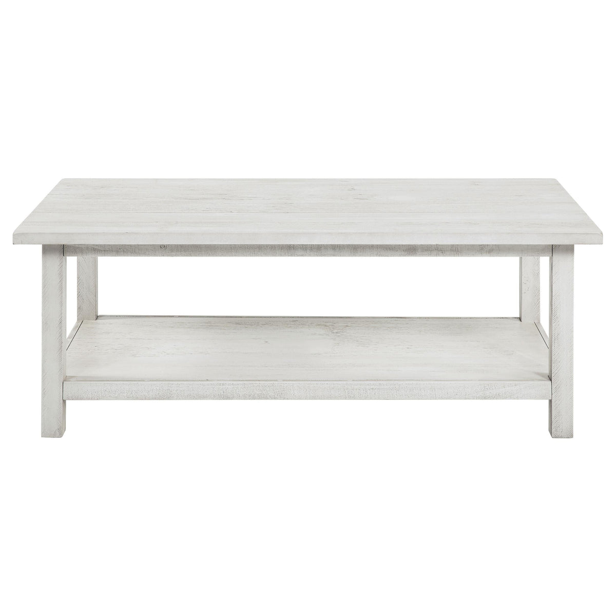Payne Coffee Table 2-Piece Set in Distressed White - Coaster Furniture