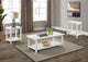 Payne Coffee Table 3-Piece Set in Distressed White - Coaster Furniture