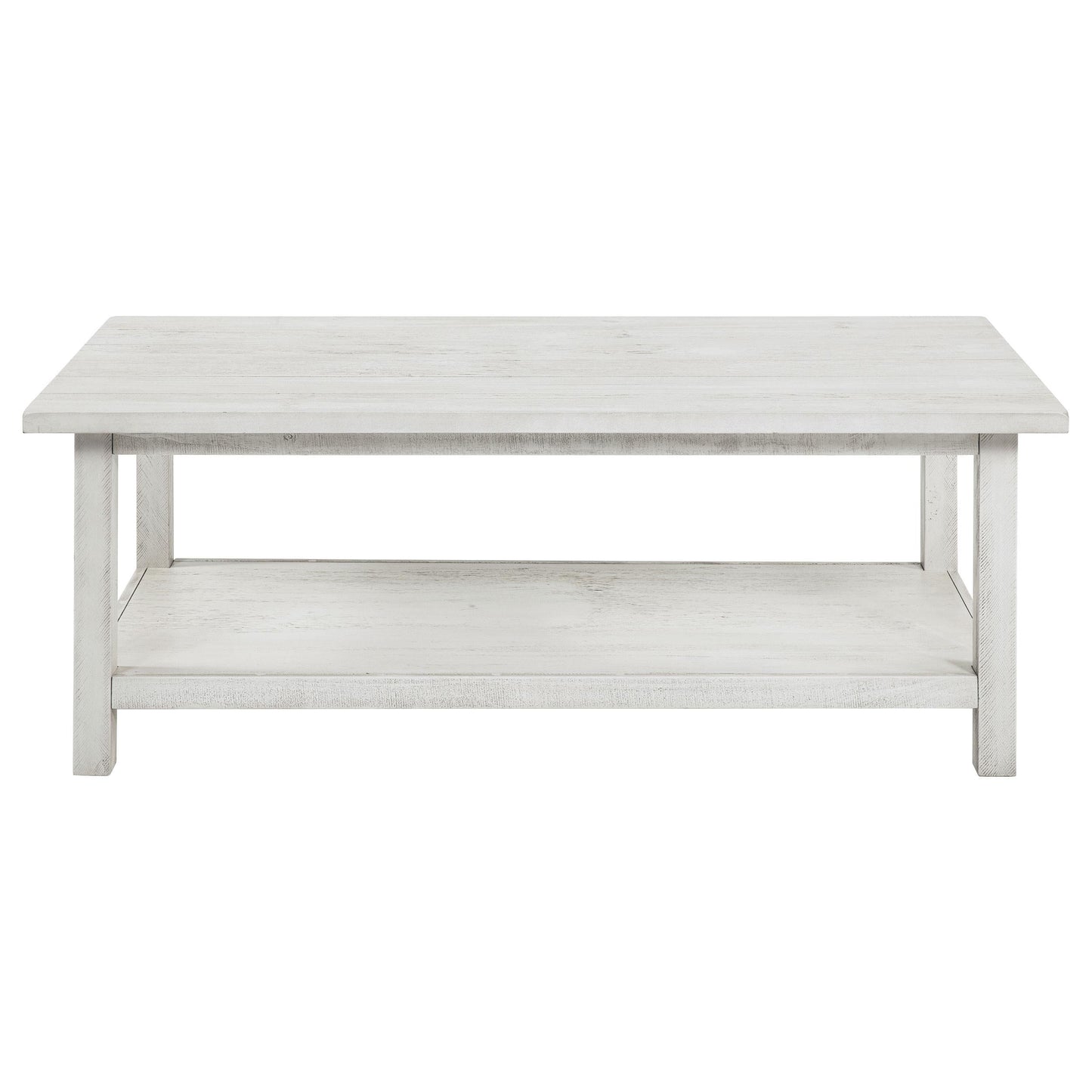 Payne Coffee Table 3-Piece Set in Distressed White - Coaster Furniture