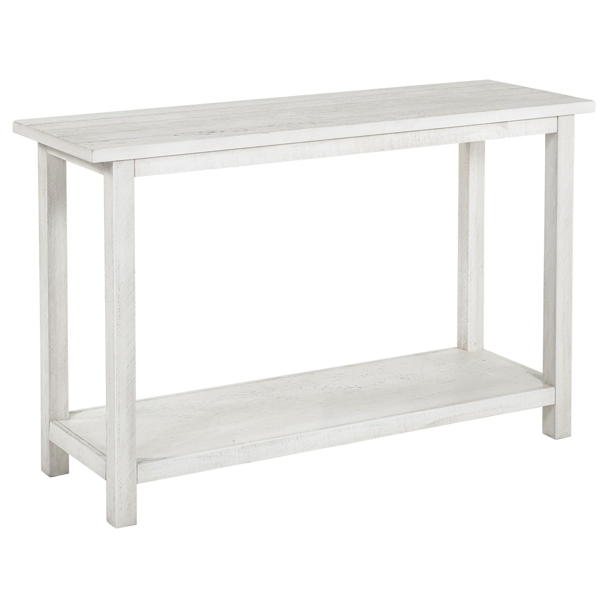 Payne Console Table - Distressed White