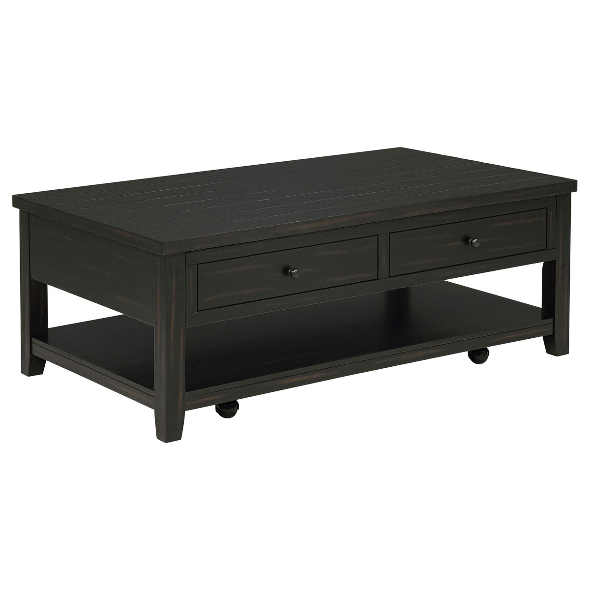 Payne Coffee Table in Distressed Java - Coaster Furniture