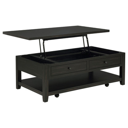 Payne Coffee Table in Distressed Java - Coaster Furniture
