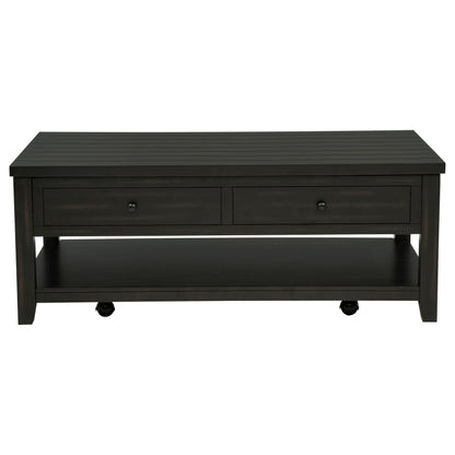 Payne Coffee Table in Distressed Java - Coaster Furniture