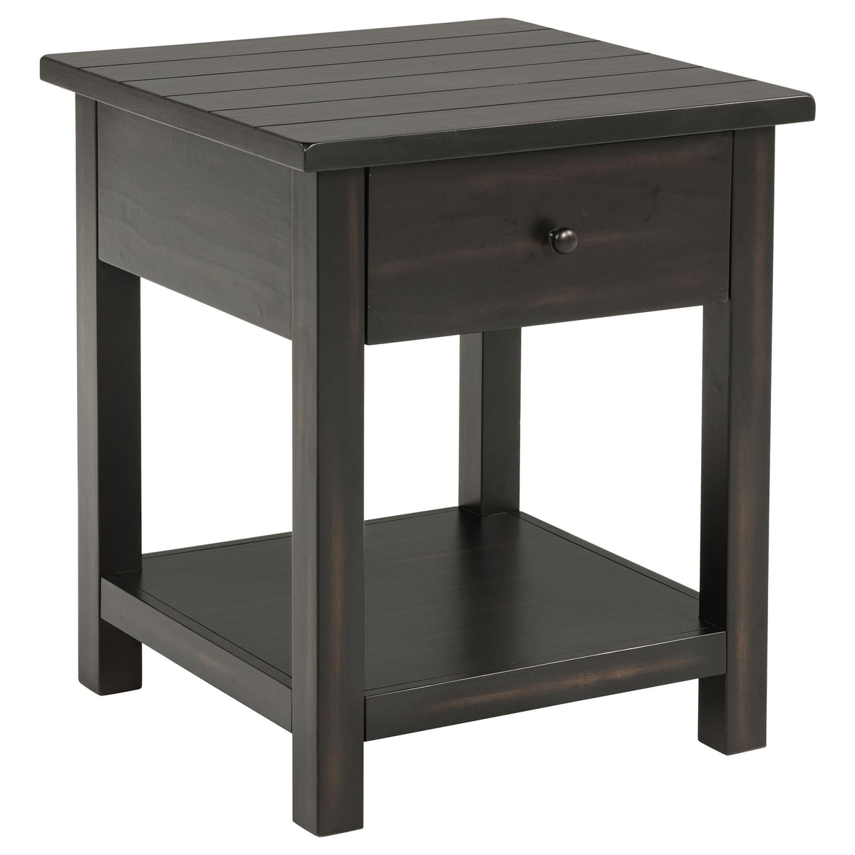 Payne End Table in Distressed Java - Coaster Furniture