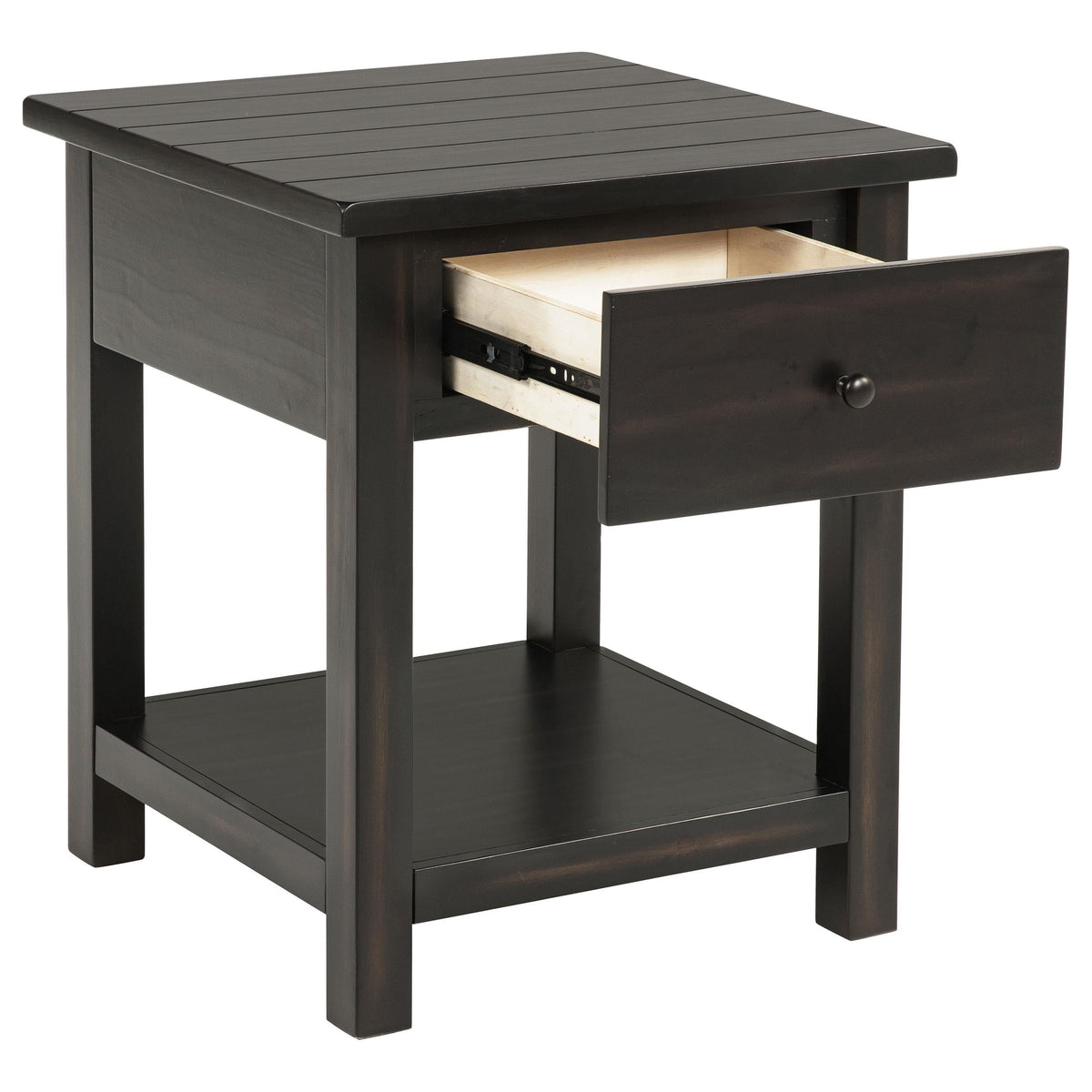 Payne End Table in Distressed Java - Coaster Furniture