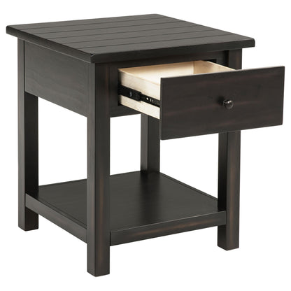 Payne End Table in Distressed Java - Coaster Furniture