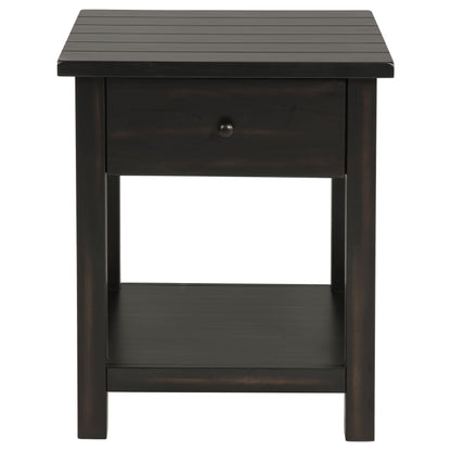 Payne End Table in Distressed Java - Coaster Furniture
