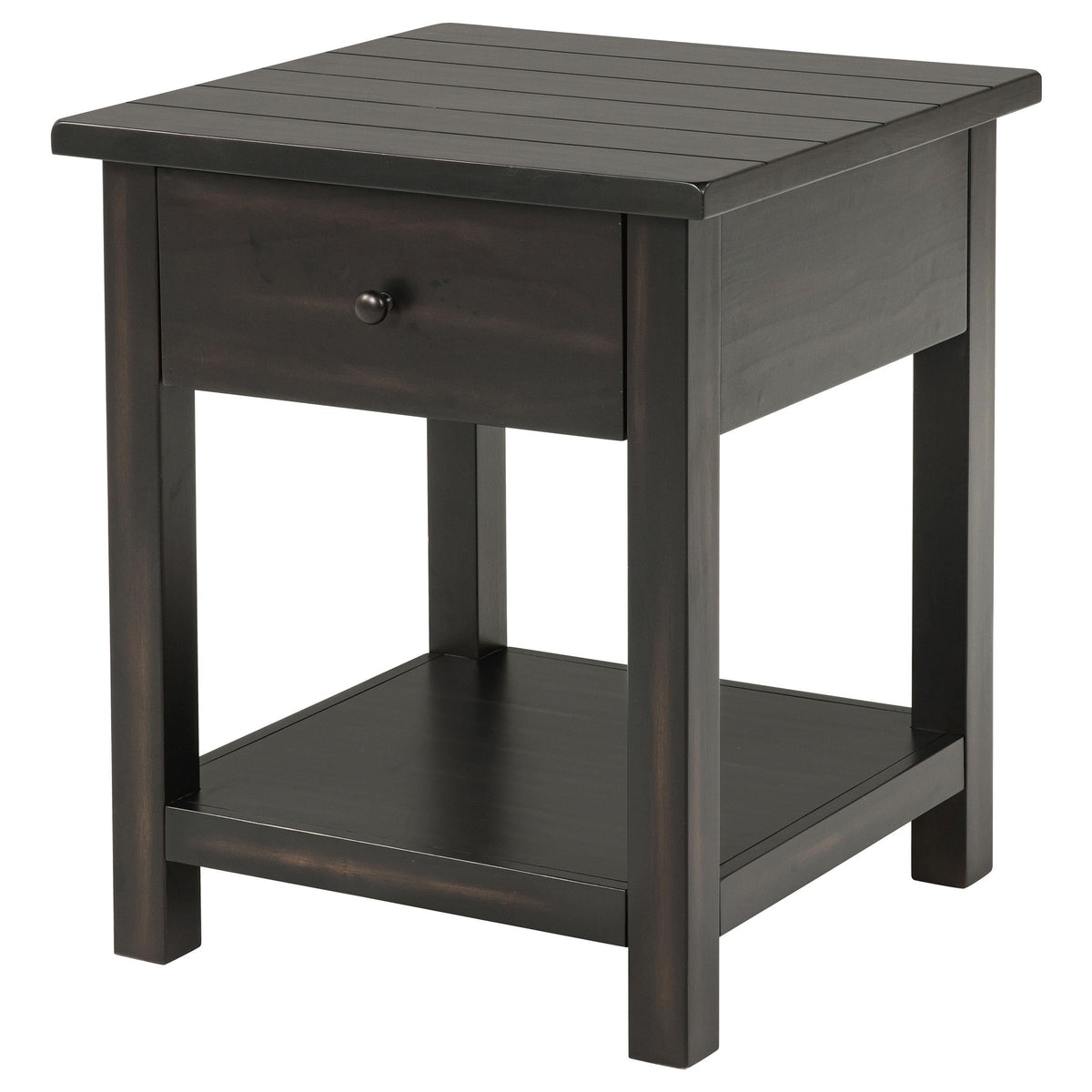 Payne End Table in Distressed Java - Coaster Furniture