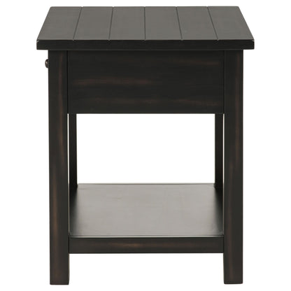 Payne End Table in Distressed Java - Coaster Furniture