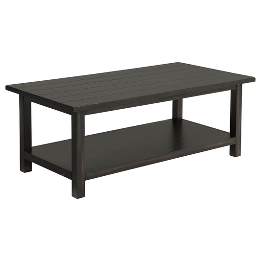 Payne Coffee Table in Distressed Java - Coaster Furniture