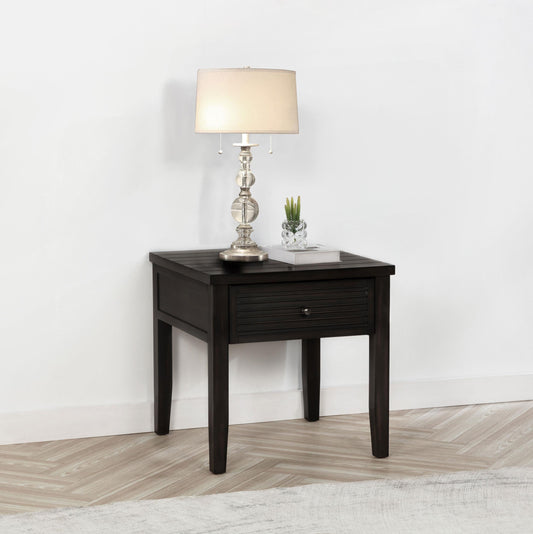 Concord End Table in Distressed Java - Coaster Furniture