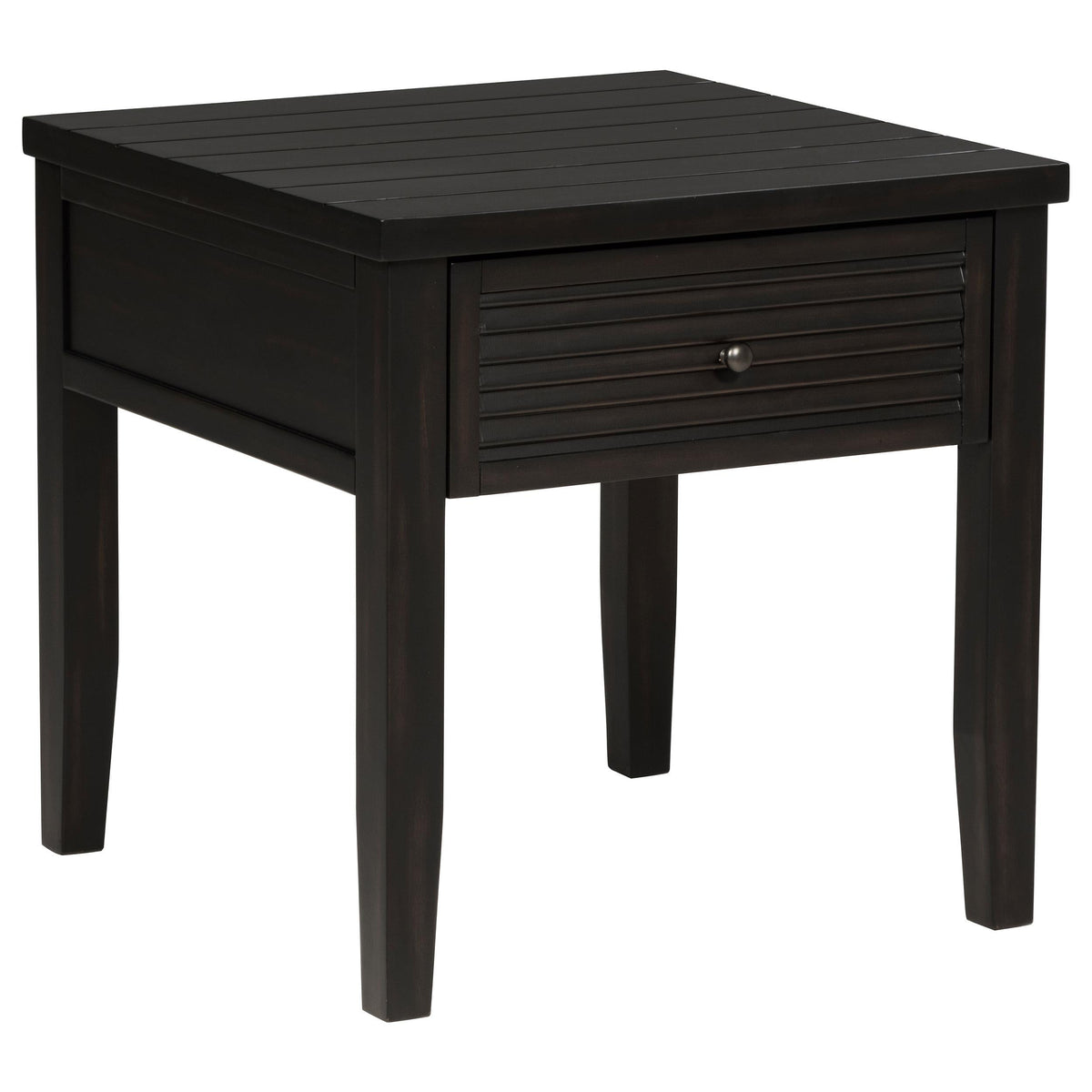 Concord Coffee Table 3-Piece Set in Distressed Java - Coaster Furniture