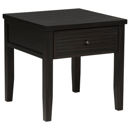 Concord Coffee Table 3-Piece Set in Distressed Java - Coaster Furniture