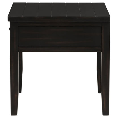 Concord Coffee Table 3-Piece Set in Distressed Java - Coaster Furniture