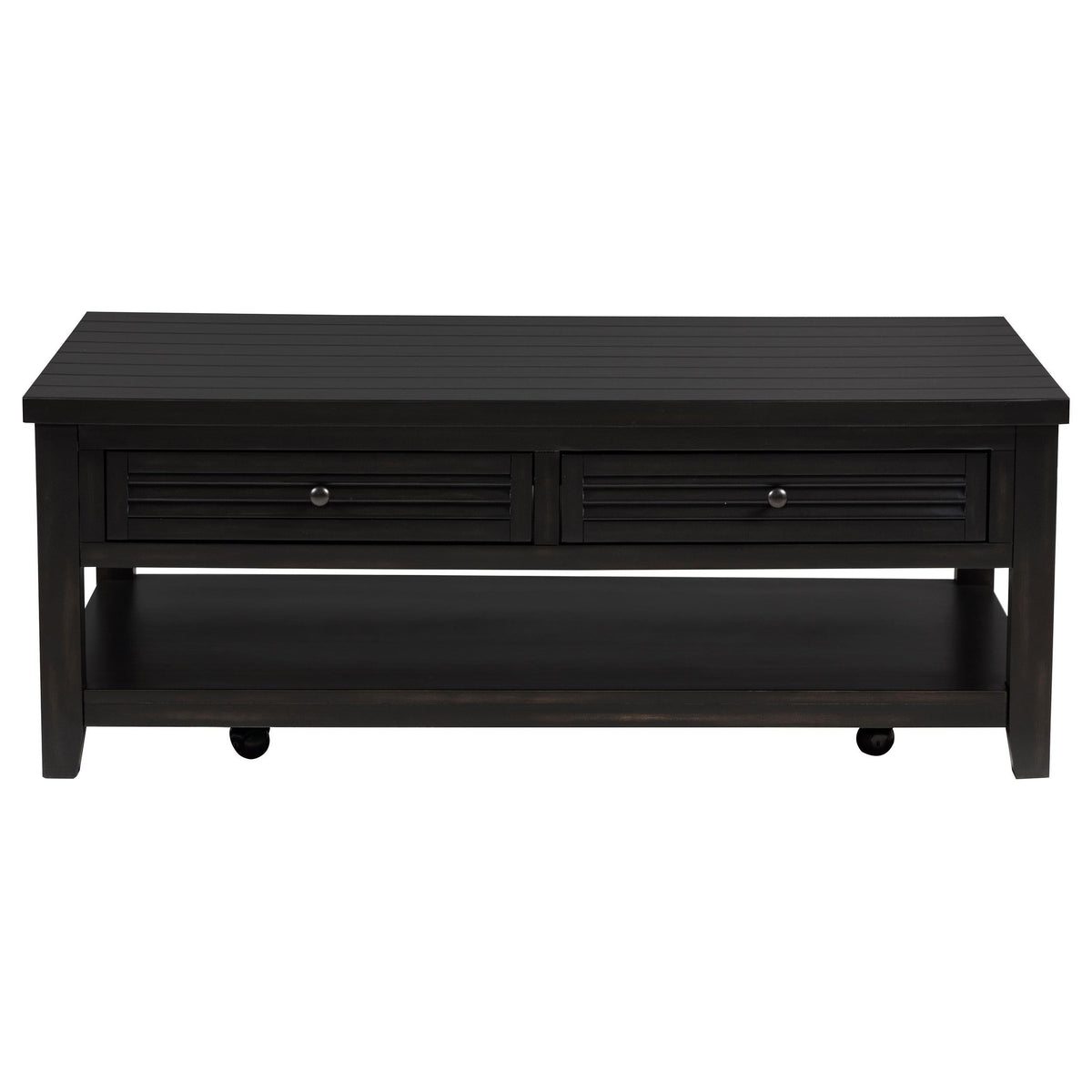Concord Coffee Table 3-Piece Set in Distressed Java - Coaster Furniture