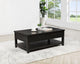 Concord Coffee Table in Distressed Java - Coaster Furniture