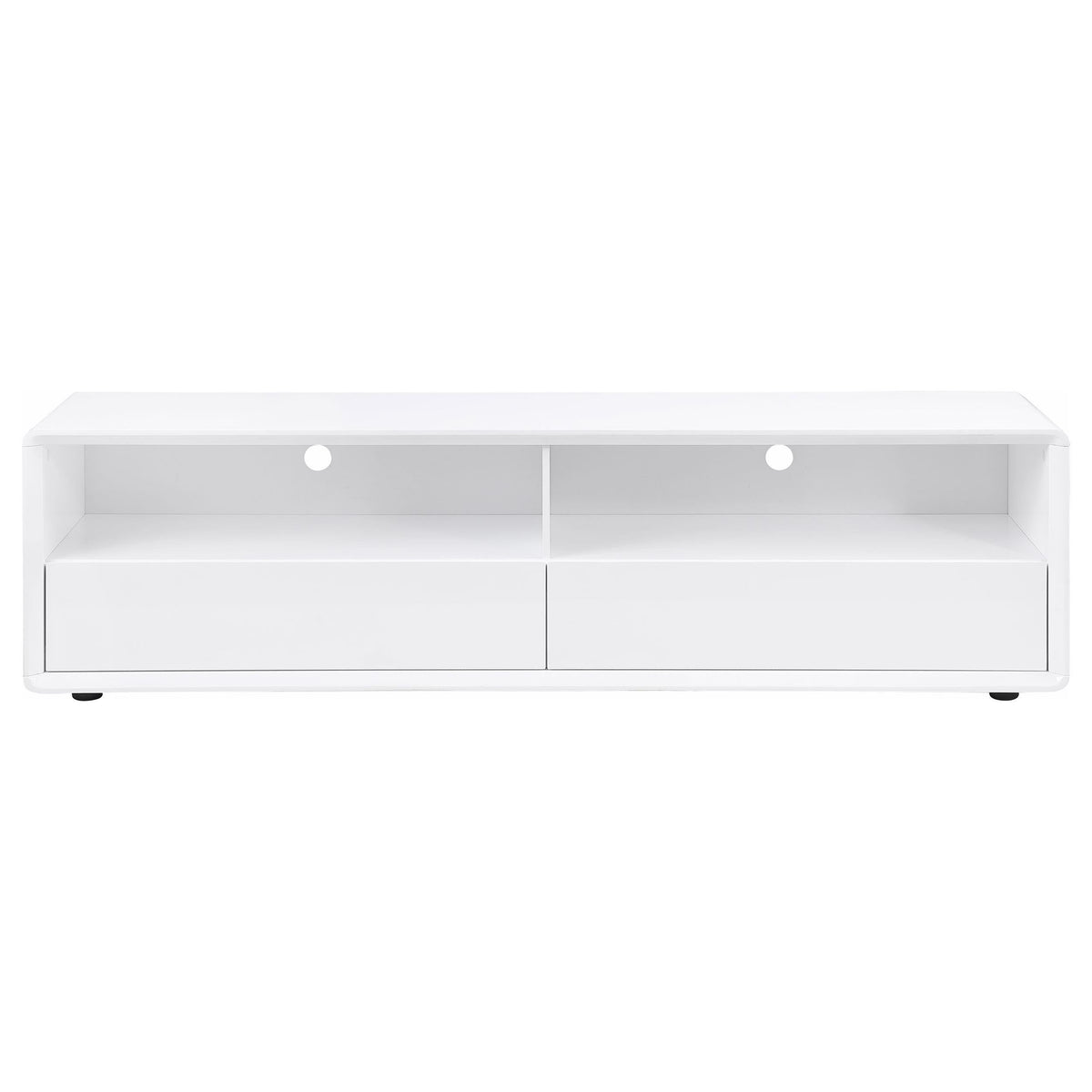 Ellice Tv Stand in White High Gloss - Coaster Furniture