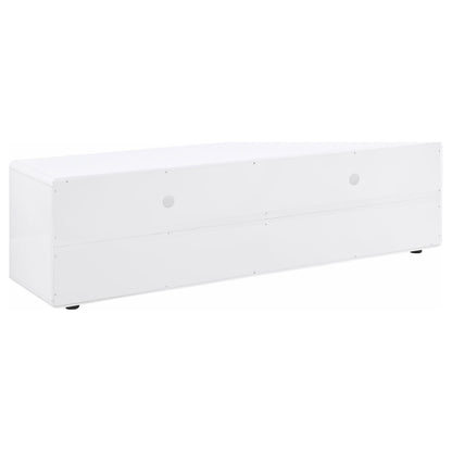 Ellice Tv Stand in White High Gloss - Coaster Furniture