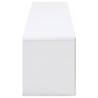 Ellice Tv Stand in White High Gloss - Coaster Furniture
