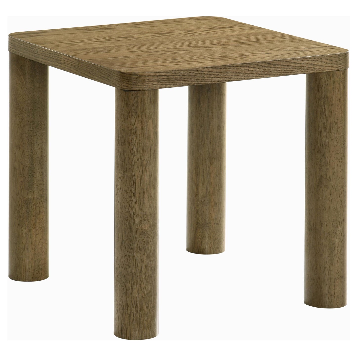Castlewood End Table - Brown Oak