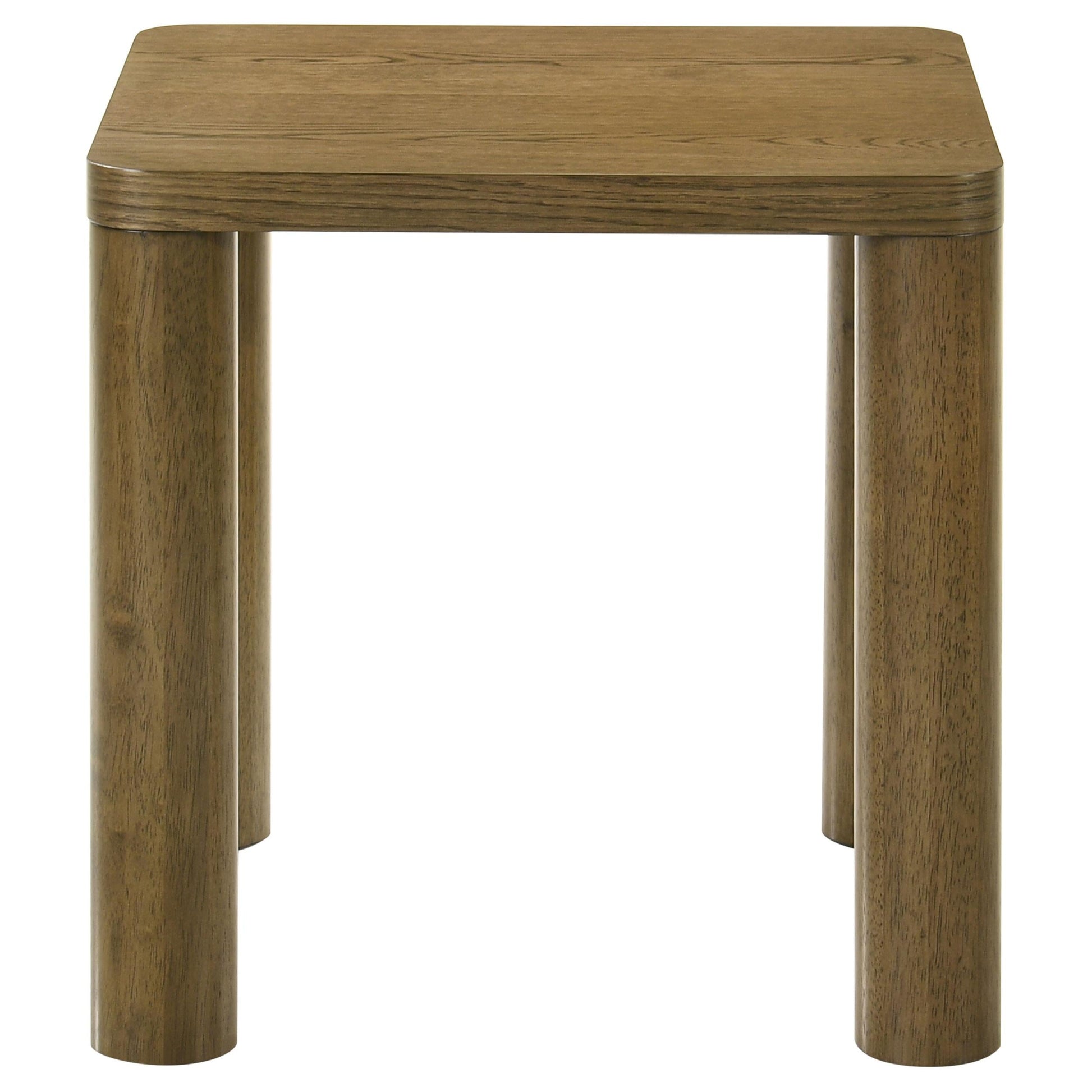 Castlewood End Table - Brown Oak