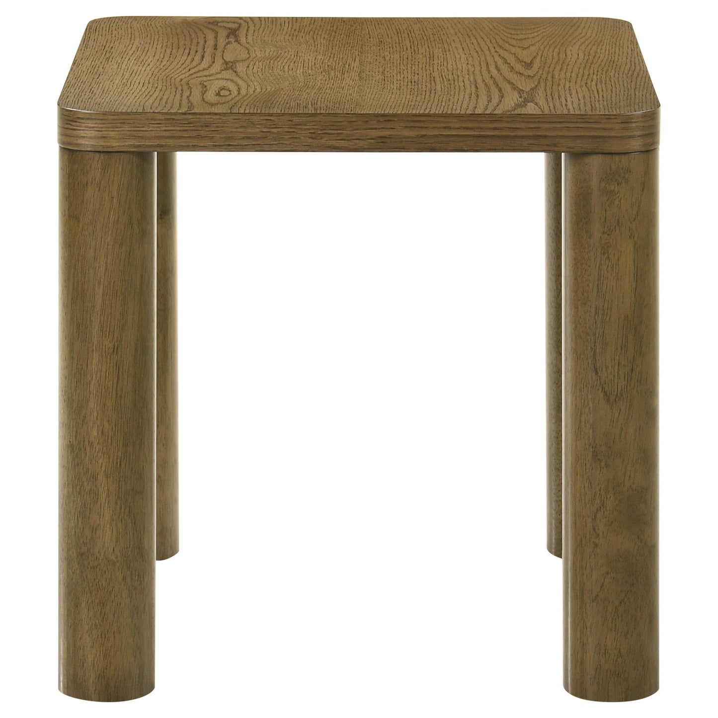 Castlewood End Table - Brown Oak