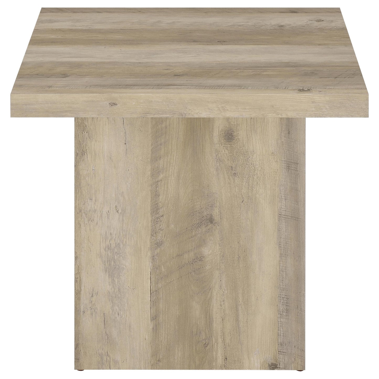 Devar End Table - Distressed Pine